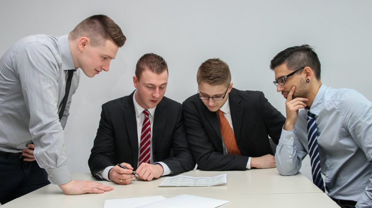 Team Reviewing Business Insurance