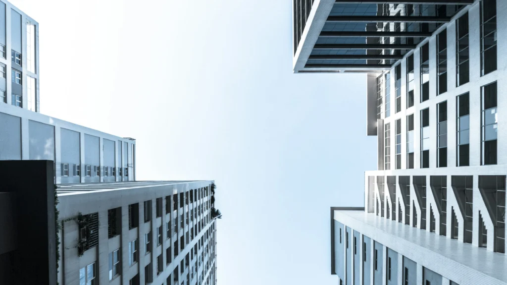 Tall Urban Skyline View