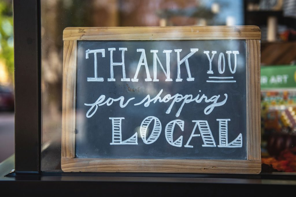 thank you for supporting local businesses; your choice helps them thrive