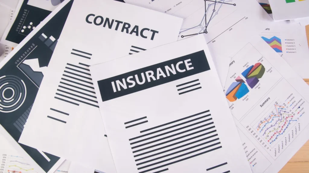 Contract and Insurance Documents with Charts