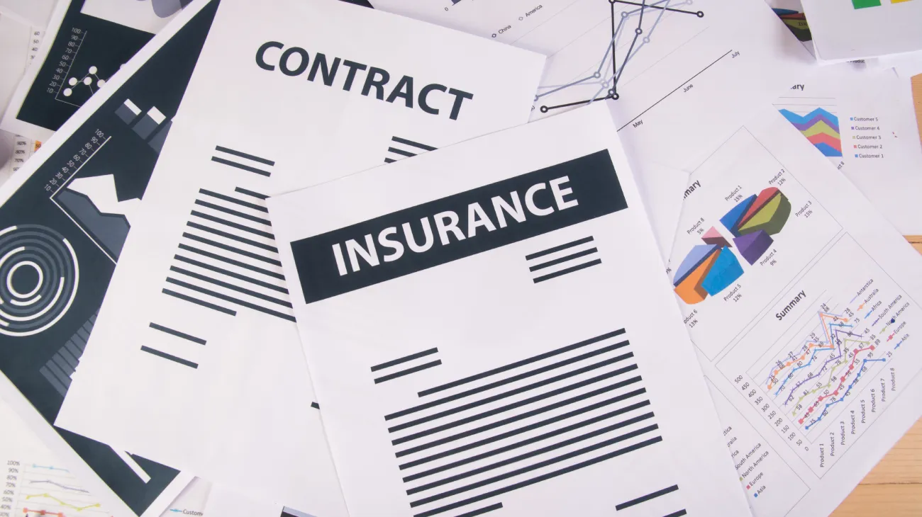 Contract and Insurance Documents with Charts